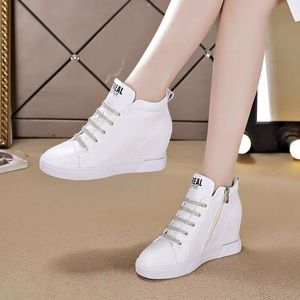 White leather shoes for girl